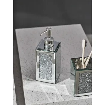 Dávkovač mýdla Sinsay - Dávkovač na mýdlo se zrcadlovým efektem - sříbrná - 282HP-SLV - 282HP-SLV-ONE