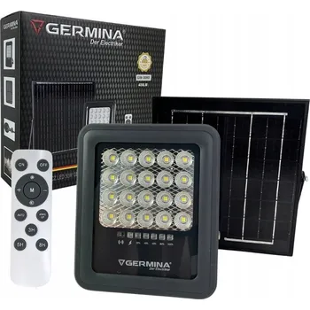 GERMINA LED reflektor s solárním panelem 50W IP65 400lm 5000K GW-0080