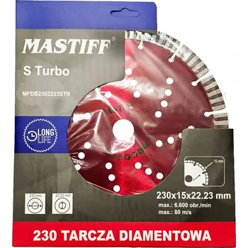 Řezný kotouč Diamantový kotouč na řezání 230/22,23 15mm S-Turbo