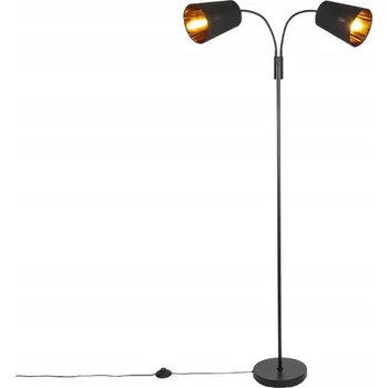 Stojací lampa Moderní stojací lampa černá, 2-světelná - Carmen