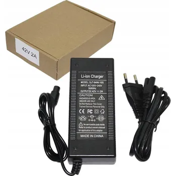 Nabíječka baterií Napájecí adaptér DC 42V 2A 84W pro kolo koloběžku 36V 3-pin