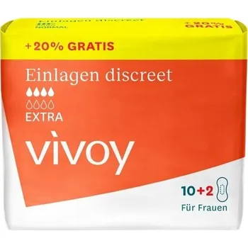 Menstruační vložka Vivoy Discreet Super hygienické vložky pro ženy 10 Ks