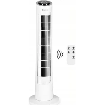 Domácí ventilátor Sloupový ventilátor TecVance Tower Fan bílý