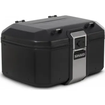 Zavazadlo na motocykl Vrchní hliníkový kufr na motorku SHAD Terra TR55 D0TR55100B BLACK EDITION pro BENELLI TRK 502
