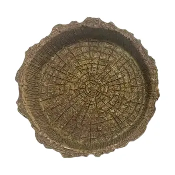 Teraristika Mistička pro plazy a hady 6 cm Terarijní miska ve tvaru kmene stromu Na vodu a krmivo Dekorace do terária