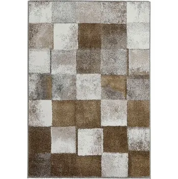 Koberec Breno Kusový koberec MONDO 36/WBG, 80x150 cm, Hnědá/Vícebarevné