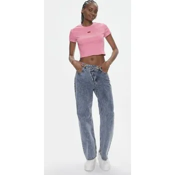 Hugo T-Shirt Deluisa_1 50508636 Růžová Slim Fit XL