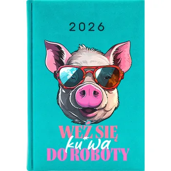 Kalendář Knižkový kalendář 2026 A5 FunnyCase modrý