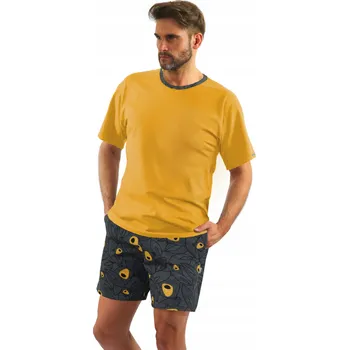 Pánské pyžamo Sesto Senso pánské pyžamo 2422/21 krátký rukáv, velikost L