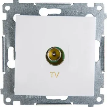 Elektrická zásuvka Anténní zásuvka TV koncová bílá DAK1.01/11 Kontakt Simon 54