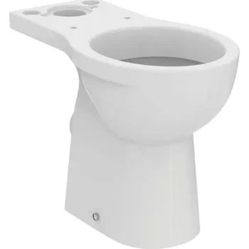 Klozet Ideal Standard Eurovit - WC kombi mísa bezbariérová, zadní odpad, bílá W328901