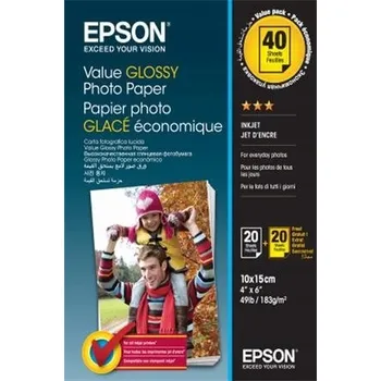 Fotopapír Fotografický papír Epson 10x15 cm lesklý 183 g/m2 40 listů