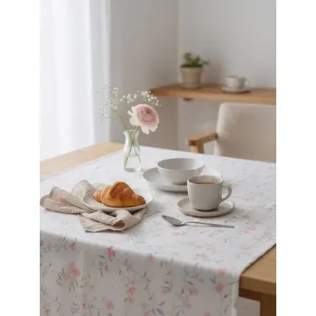 ubrus Sinsay - Ubrus s květinovým potiskem - bílá - 052GT-00X - 052GT-00X-ONE