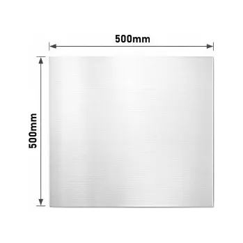 Plech Nerezový plech formátovaný - 1.4301 - 2B: 1 x 500 x 500
