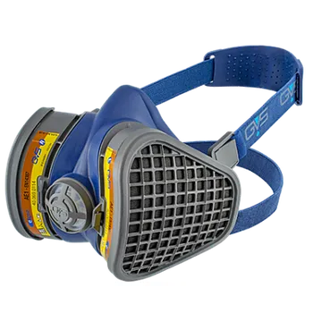 Plynová maska GVS ELIPSE vysocevýkonná polomaska s filtry AE1 velikost M/L