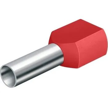 Kabelové oko Technik DUTINKA IZOLOVANA DD 10-18 RUDA