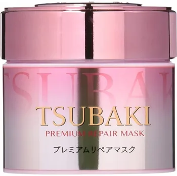 Vlasová regenerace Tsubaki Premium Repair Mask Pink Obnovující maska na vlasy s kaméliovým olejem 180 g