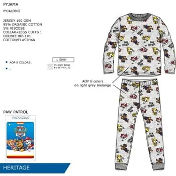 Chlapecké pyžamo Chlapecké pyžamo Tlapková Patrola, vel. 116cm