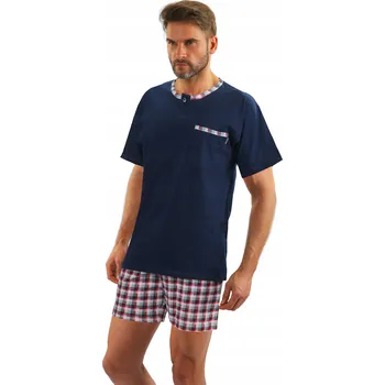 Sesto Senso pánské pyžamo Jasiek s krátkým rukávem, velikost XL