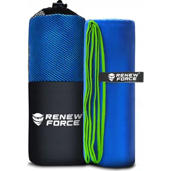 Ručník Rychleschnoucí ručník Renew Force ULTRA LEHKÝ RYCHLESCHNOUCÍ RUČNÍK NA PLÁŽ sadа 100 cm x 180 cm