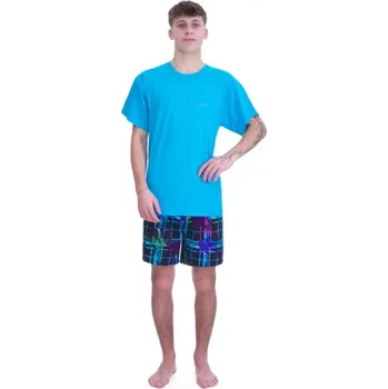 Pánské pyžamo Ruko 26999, 2XL, tyrkys