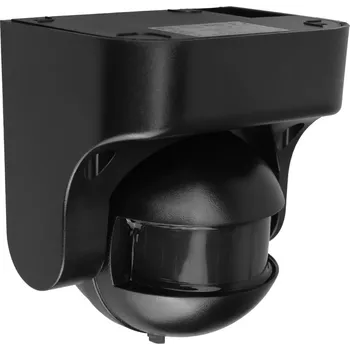 Pohybové čidlo PIR senzor pohybu MACLEAN MCE358, 12 m, IP44, černý