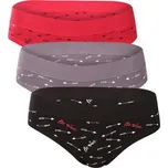3PACK dámské kalhotky Andrie Valentýn vícebarevné (PS 1098) S
