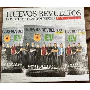 Hudba 2CD/DVD Hombres G: Huevos Revueltos En Vivo 2018 5.1 Dolby Digital Cardboard Slipcase