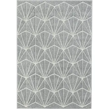 Koberec Breno Kusový koberec PORTLAND 750/RT4N, 133x190 cm, Šedá/Vícebarevné