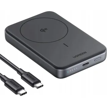 Powerbanka Magnetická powerbanka Ugreen PB761 Qi2 10000mAh Černá