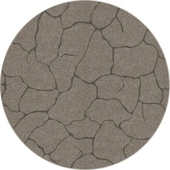Koberec Breno Kusový koberec TRENTINO kruh 410001/7131, 200x200 cm, Vícebarevné/Hnědá