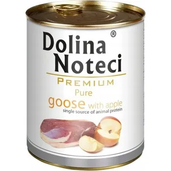 Krmivo pro psa Dolina Noteci Premium Pes Pure Husa a jablko konzerva 800g