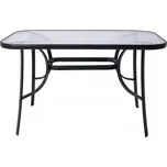 Zahradní stůl 120x70 cm SPRINGOS TOSCANA černý