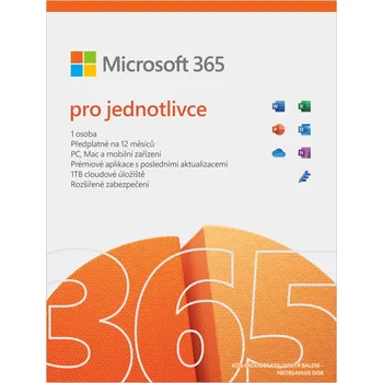 Microsoft Office 365 Personal 1 Rok (PC/MAC), QQ2-00012, nová licence Typ distribuce: Elektronická