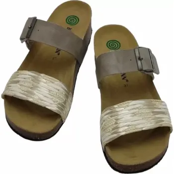 Dámská zdravotní obuv Korkové pantofle klínkové - béžové |vel. 37