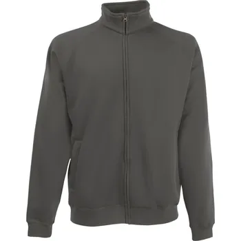 Pánská mikina F.O.L. | Classic Sweat Jacket light graphite M Mikina