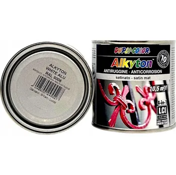 barva na kov Alkyton Antikorozní Barva na rez RAL 9006 Stříbrná 250ml Polomat
