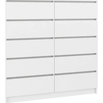 Komoda Komoda ARMARIA K120 10SZ Barva: bílá, Rozměr: 120x121x40