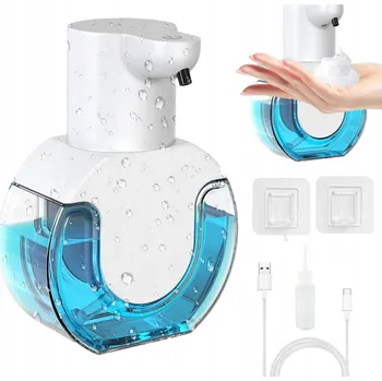 Dávkovač mýdla Bezkontaktní Dávkovač mýdla v pěně, Automatický dávkovač pěny, USB, 420 ml