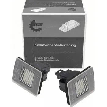 Osvětlení automobilu Osvětlení LED registrační značky Mercedes-Benz třída A, třída B, třída C, CLA, třída GLA, třída GLE, třída V, Vito sada ESEN SKV