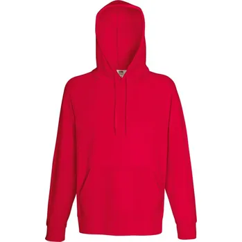 Pánská mikina F.O.L. | Lightweight Hooded Sweat red M Mikina s kapucí