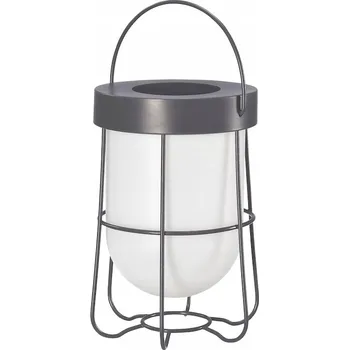 Lampička IKEA SOLVINDEN Stolní lampa na solární baterii/šedá 18 cm