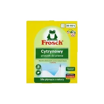 Prací prostředek Prací prášek na bílé prádlo Frosch Citronový 1,45 kg