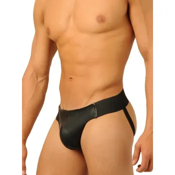 Jocksy M&K Fist Leather černé M, pánské kožené jocksy