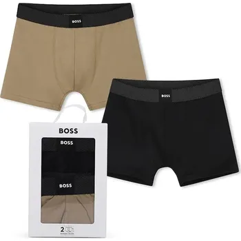 Boxerky Dětské boxerky BOSS 2-pack J53148.102.150 černá 99X, vel. 102