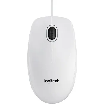 Myš Myš Logitech B100 910-003360 (optická; 800 DPI; bílá)