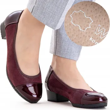 Dámské lodičky Wojtyłko dámské lodičky na blokovém podpatku, velikost 40