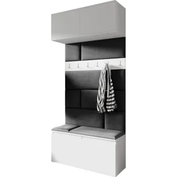 Předsíňová stěna Předsíňová sestava EUGENIO 23 Barva: bílá/trinity 16