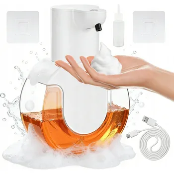 Dávkovač mýdla DÁVKOVAČ NA PĚNOVÉ MÝDLO AUTOMATICKÝ BEZDOTYKOVÝ SE SENZOREM 420 ML