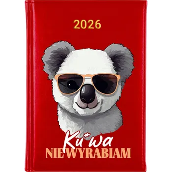 Kalendář Knižní kalendář 2026 A5 FunnyCase červený